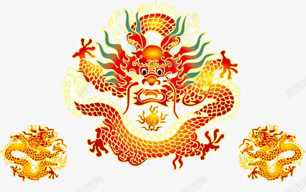 创意合成效果黄色的中国龙png免抠素材_新图网 https://ixintu.com 中国 创意 合成 效果 黄色