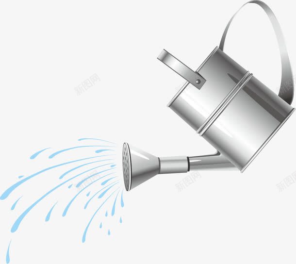 洒水壶png免抠素材_新图网 https://ixintu.com 园林用具 洒水壶
