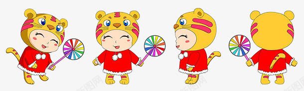 庙会吉祥物png免抠素材_新图网 https://ixintu.com Q版虎 卡通庙会 小老虎 庙会