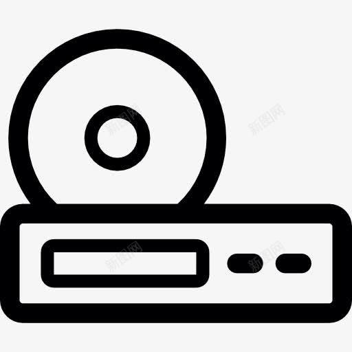 CD播放器图标png_新图网 https://ixintu.com DVD 光盘 唱片 技术