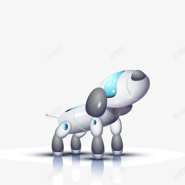 科技机器狗png免抠素材_新图网 https://ixintu.com 机器 白色 科技 科技机器狗