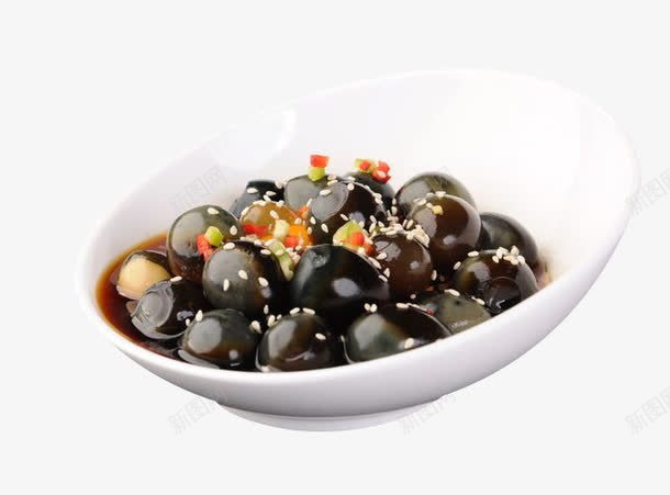姜汁鸟皮蛋png免抠素材_新图网 https://ixintu.com 产品实物 姜汁 拼盘 搭配 皮蛋 美食 菜肴