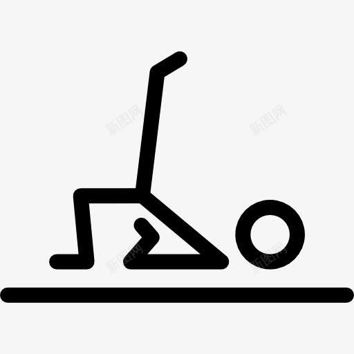 肩桥的姿势图标png_新图网 https://ixintu.com 健身 坚持的人 普拉提 瑜伽 运动