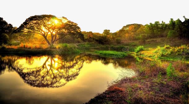 夕阳西下美景png免抠素材_新图网 https://ixintu.com 夕阳西下 美景 风景