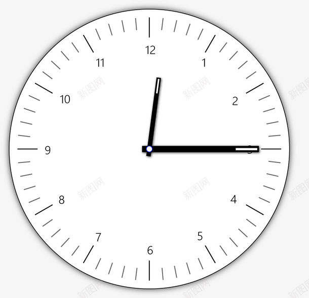 极简风时钟表盘修正图标png_新图网 https://ixintu.com AI PNG 时钟 时钟刻度 极简风 表盘