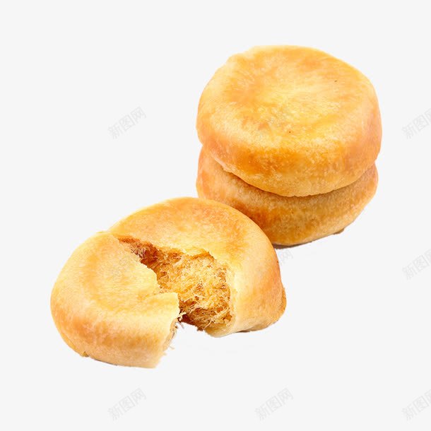 美味金丝肉松饼png免抠素材_新图网 https://ixintu.com 产品实物 小吃 早点 糕点