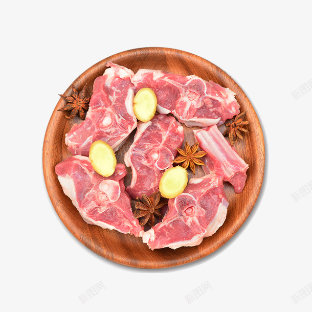 羊肉生姜八角png免抠素材_新图网 https://ixintu.com 炒羊肉 焖羊肉 生姜 羊肉火锅 羊肉食物 美食设计