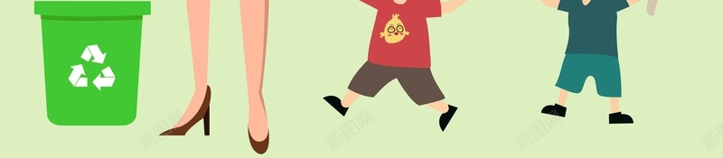 垃圾处理矢量环保教育简约背景ai设计背景_新图网 https://ixintu.com 卡通 可爱 垃圾分类 垃圾处理 垃圾桶 扁平 教育 环保 矢量 简约背景 矢量图