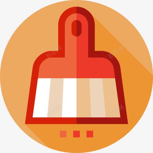 簸箕图标png_新图网 https://ixintu.com 工具和用具 擦拭 杂 清洁 清洗 簸箕