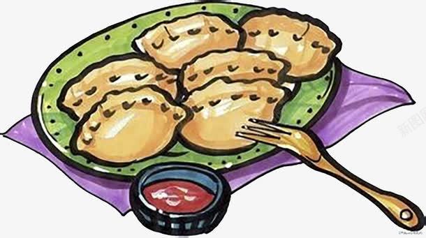 手工卡通水饺png免抠素材_新图网 https://ixintu.com 卡通 手工 手工水饺 水饺 煎饺