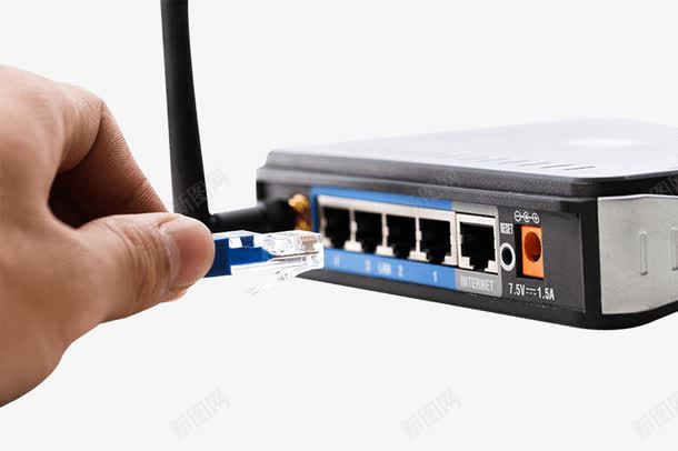 路由器接口png免抠素材_新图网 https://ixintu.com 接口路由器 插线路由器 有线路由器接口