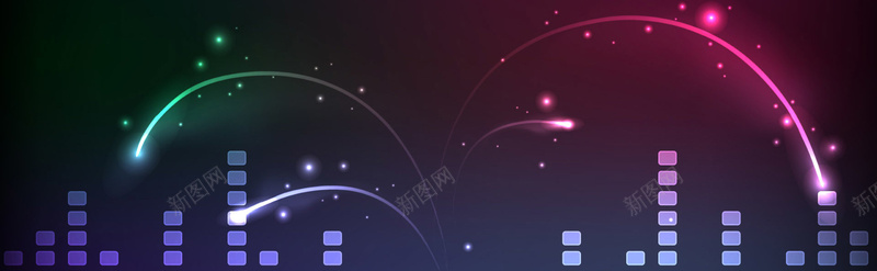 酷炫KTVbanner创意背景psd设计背景_新图网 https://ixintu.com PSD素材 其他 海报banner 网站 色彩