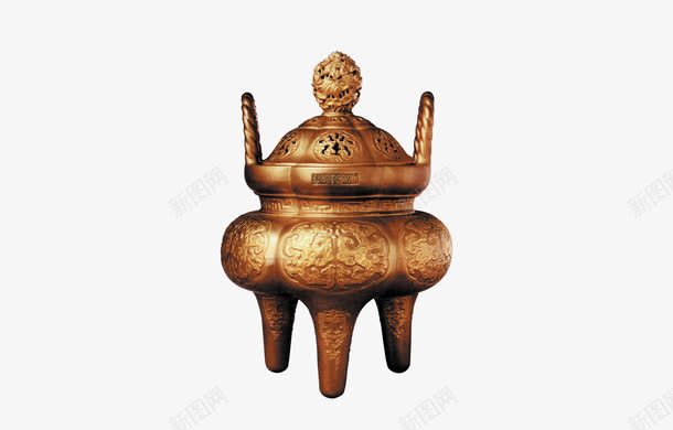 黄色的香炉png免抠素材_新图网 https://ixintu.com 古器皿 器皿 实物 香炉 黄色