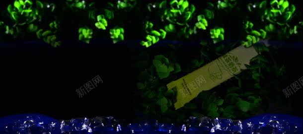 黑绿色化妆品海报jpg设计背景_新图网 https://ixintu.com 化妆品 海报 黑绿色