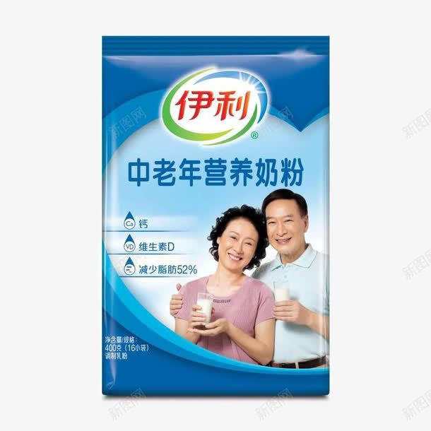 伊利中老年营养奶粉400gpng免抠素材_新图网 https://ixintu.com 产品实物 伊利 伊利中老年营养奶粉400g 补钙