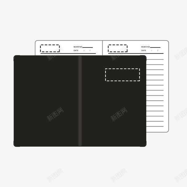 黑色商务笔记本记事本png免抠素材_新图网 https://ixintu.com 商务 笔记本 记事本 黑色 黑色商务