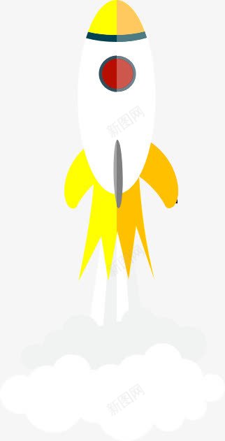 卡通火箭png免抠素材_新图网 https://ixintu.com png素材 云 卡通画 火箭