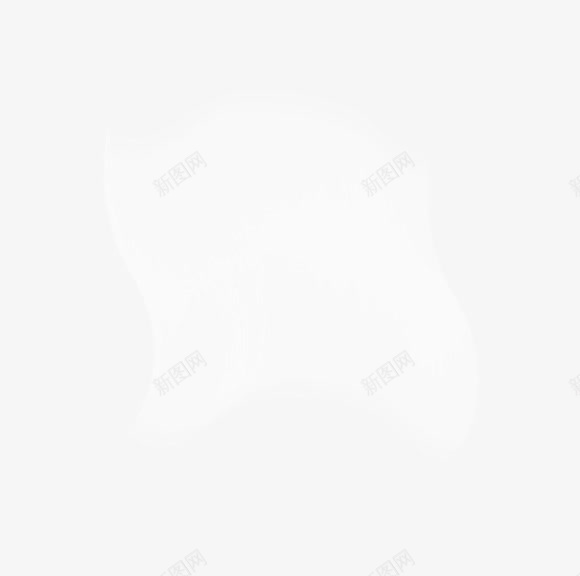 白色透明布块png免抠素材_新图网 https://ixintu.com 布块 布料 白色 透明