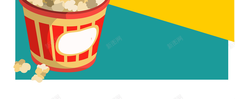 时尚电影胶卷主题背景海报psd设计背景_新图网 https://ixintu.com 卡通插画 影片 摄影机 海报 爆米花 电影插画 看电影 胶卷 胶片