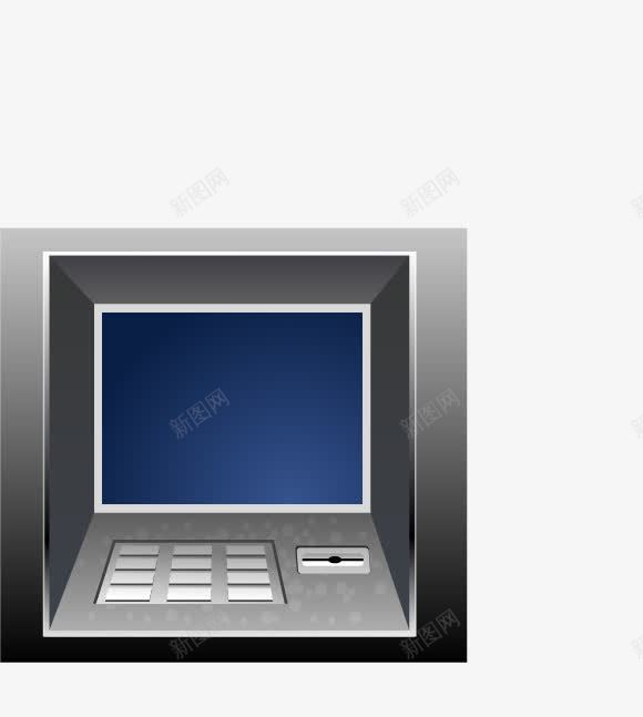 卡通取款机矢量图eps免抠素材_新图网 https://ixintu.com 卡通 取款机 金融 银行 矢量图