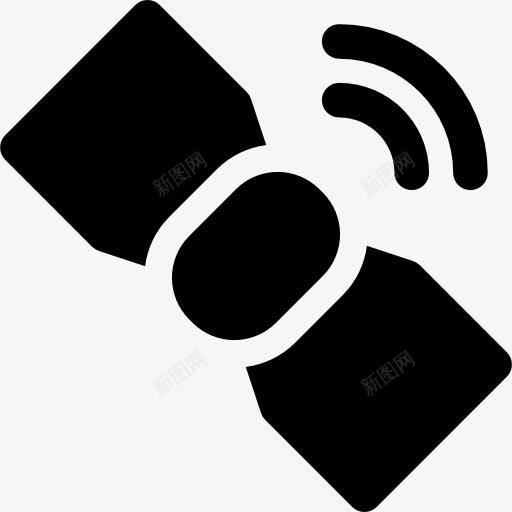 卫星图标png_新图网 https://ixintu.com 信号 技术 连接 通信