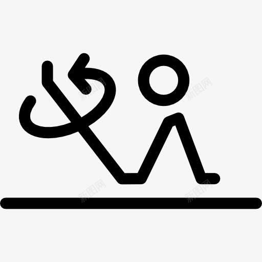 转身姿势图标png_新图网 https://ixintu.com 健身 坚持的人 普拉提 瑜伽 运动