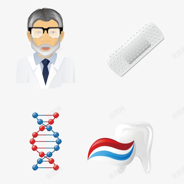 医学研究观察png免抠素材_新图网 https://ixintu.com 医学救治 医生人物 手绘 治病 科学研究
