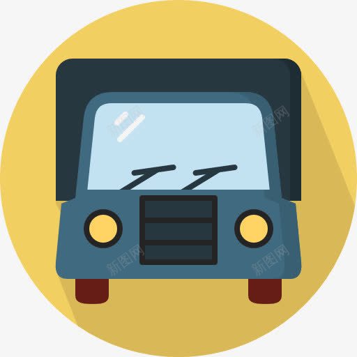 卡车图标png_新图网 https://ixintu.com 交货 卡车 汽车 货物的卡车 货车 运输 运送