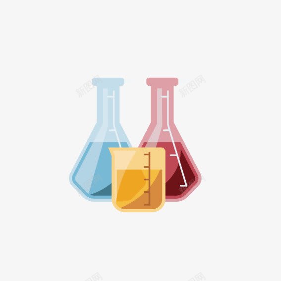 化学溶液与仪器矢量图ai免抠素材_新图网 https://ixintu.com 化学 化学仪器 溶液 矢量图