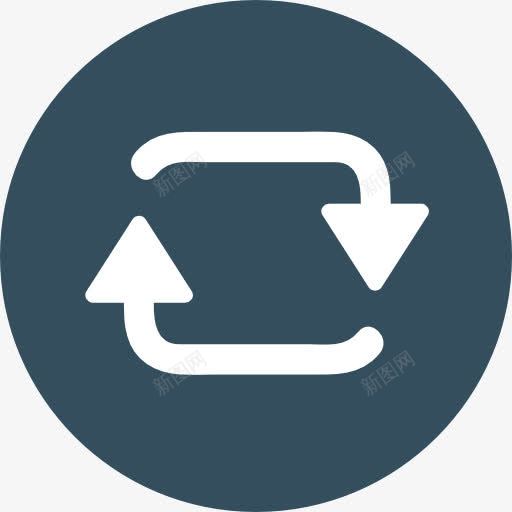 重复图标png_新图网 https://ixintu.com 多媒体选项 定位 界面 箭头方向 重复
