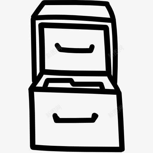 抽屉手绘工具概述图标png_新图网 https://ixintu.com 存档 家具 工具 工具和器具 手绘 抽屉 概述 轮廓