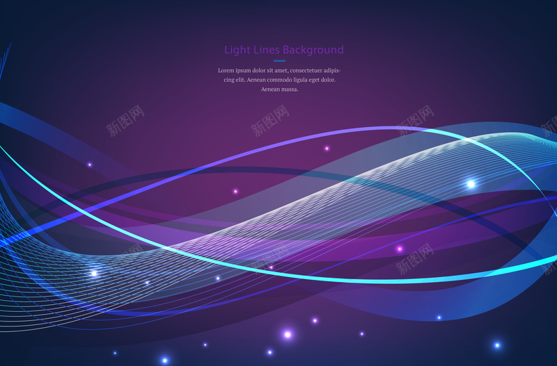 炫酷曲线背景矢量图ai设计背景_新图网 https://ixintu.com 光炫 几何 大气 扁平 渐变 炫酷 背景 矢量图