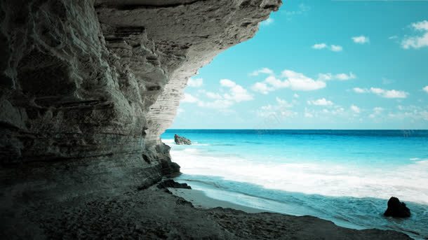 海边石崖海报背景jpg设计背景_新图网 https://ixintu.com 海报 海边 石崖 背景