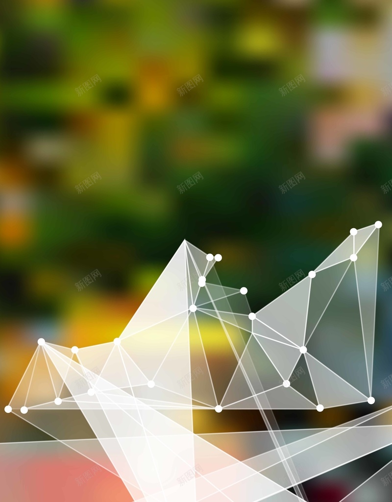 清新几何矢量海报背景模板ai设计背景_新图网 https://ixintu.com 几何 图形 抽象 海报 清新 点 矢量 立体 简约 线条 面 矢量图