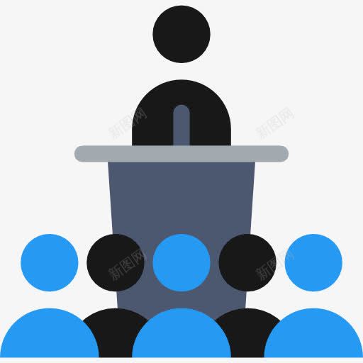 用户图标png_新图网 https://ixintu.com 人 会议 演讲 用户 组