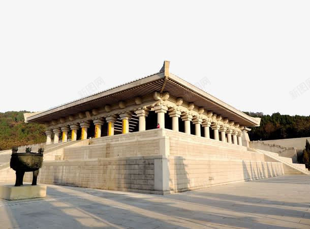 帝王陵建筑一角摄影png免抠素材_新图网 https://ixintu.com 公孙 名称 国内旅游 大殿 大黄 帝王陵 广场 炎黄子孙 祭祖 轩辕 铭牌 黄帝陵 黄陵