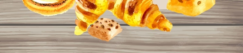矢量手绘烘焙美食ai设计背景_新图网 https://ixintu.com 手绘水彩 文艺 方便食品 水彩 泼墨 涂鸦手绘 烘焙 牛角包 美食 过冬美食 面包曲奇 饼干 矢量图
