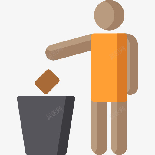 丢垃圾的人png免抠素材_新图网 https://ixintu.com 不要乱丢垃圾 丢垃圾 人物 卡通 手绘
