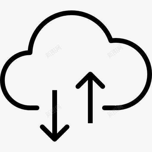 云计算图标png_新图网 https://ixintu.com 云计算 交换 多媒体 多媒体的选择 存储 接口 数据