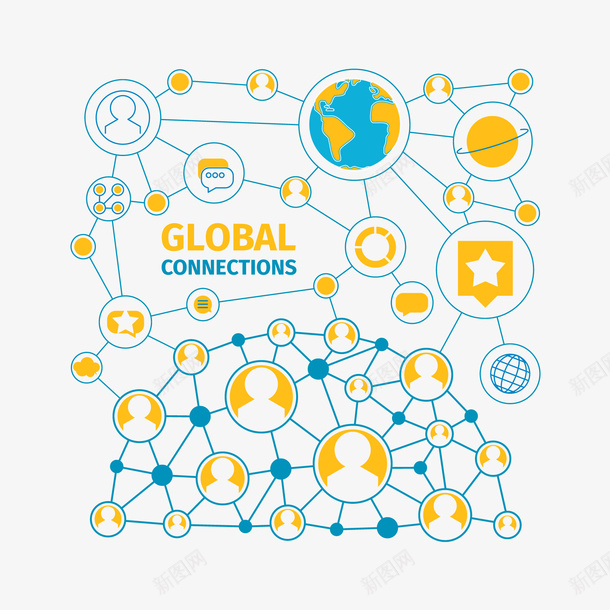 互联网商务人物图标png_新图网 https://ixintu.com 互联网 人物 商务人物 图标 网络