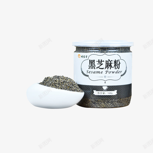 黑芝麻粉png免抠素材_新图网 https://ixintu.com 核桃粉 美食设计 芝麻 芝麻核桃粉 芝麻粉 营养食品 黑芝麻粉