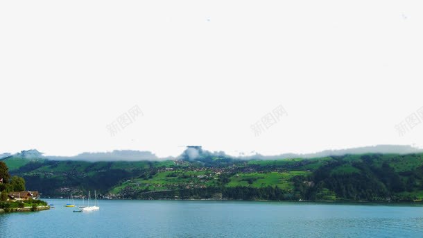 瑞士图恩湖十三png免抠素材_新图网 https://ixintu.com 名胜古迹 旅游风景 著名建筑