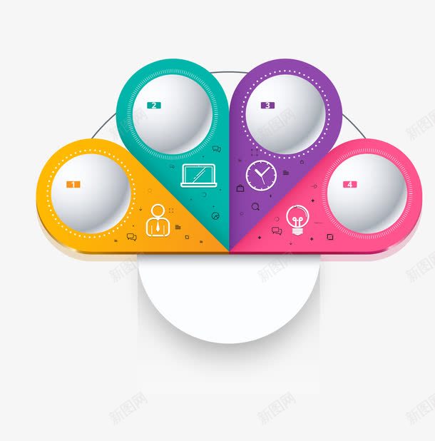 云计算ppt图表边框png免抠素材_新图网 https://ixintu.com ppt图表 ppt图表边框 云计算边框 矢量ppt图表