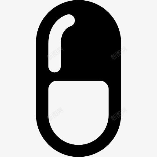 药丸图标png_新图网 https://ixintu.com 医学 医学图标 椭圆 药丸 药品 药物