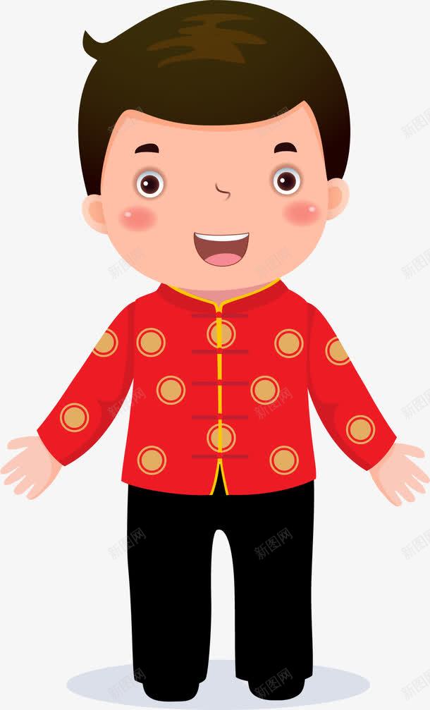 卡通男生png免抠素材_新图网 https://ixintu.com 卡通男生 少数民族人物 少数民族男生