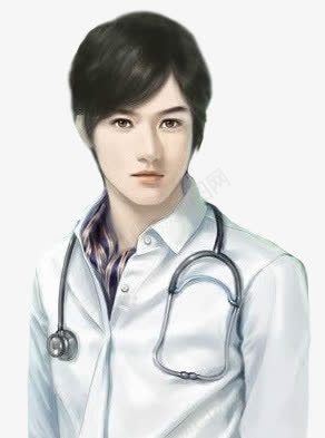 手绘医生男png免抠素材_新图网 https://ixintu.com 医生 手绘 男