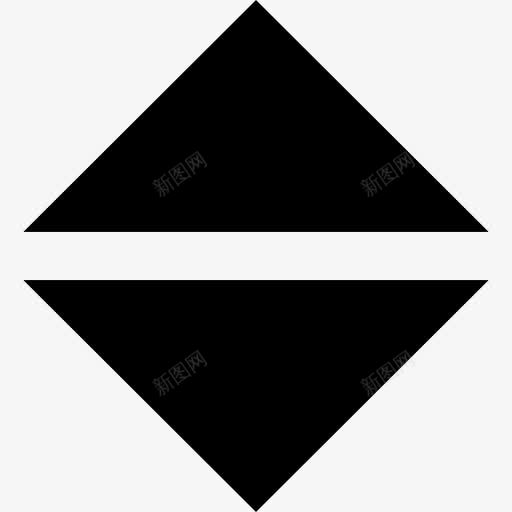 双箭图标png_新图网 https://ixintu.com 双箭头 垂直方向 多媒体选项 箭头方向