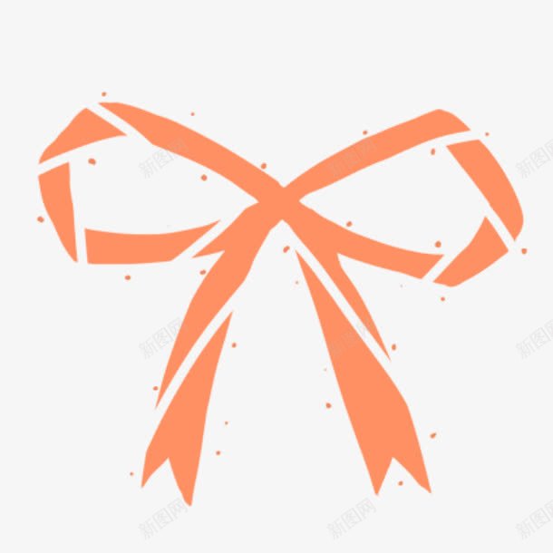 卡通红色蝴蝶结装饰png免抠素材_新图网 https://ixintu.com 卡通 素材 红色 蝴蝶结 装饰