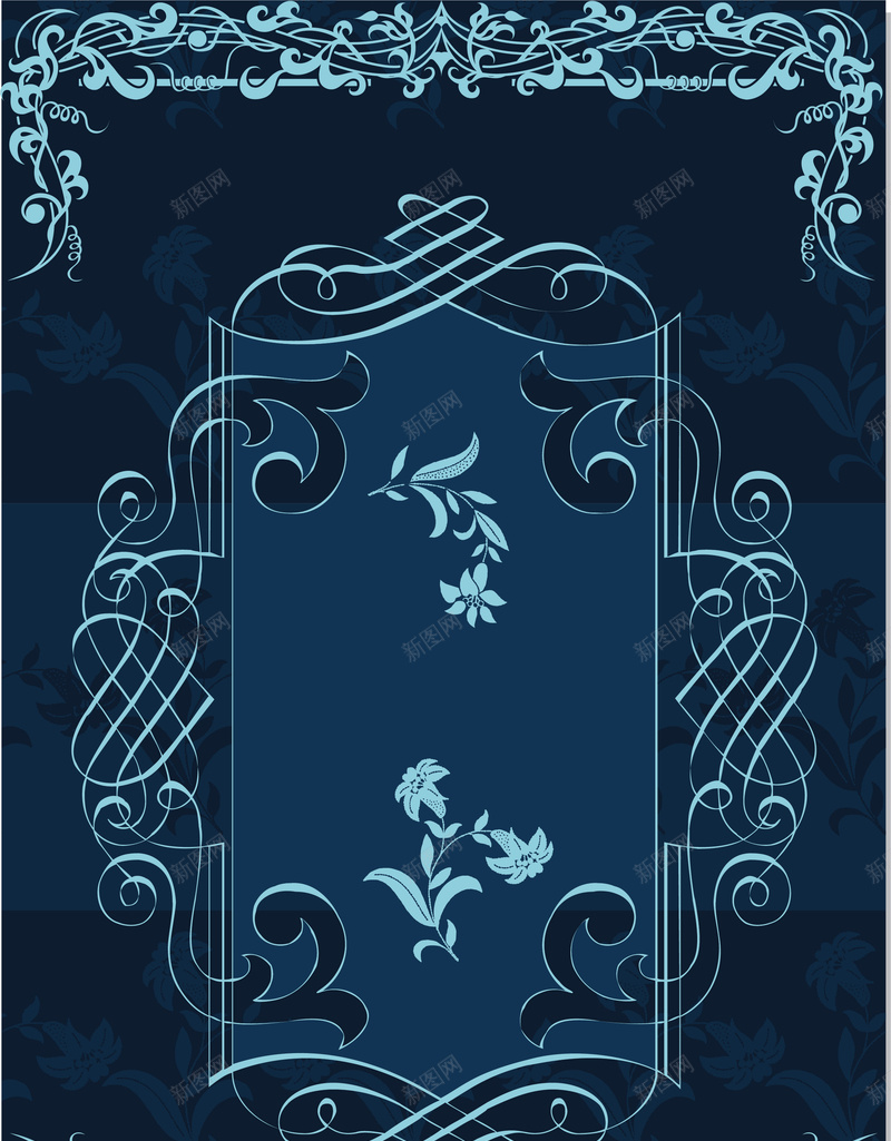 欧式请柬背景矢量图ai设计背景_新图网 https://ixintu.com 古典 婚礼 欧式 花纹 请柬 请柬背景 请柬设计 邀请函 邀请函素材 高档 矢量图
