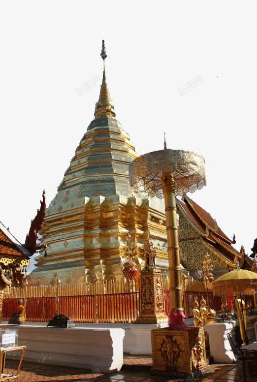 清迈双龙寺景区png免抠素材_新图网 https://ixintu.com 双龙寺景区 旅游景区 清迈双龙寺 著名景点